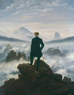 Wanderer above the Sea of Fog by Caspar David Friedrich