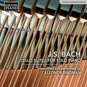 J.S. Bach Cello Suites for Solo Piano Album Cover