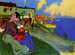 Gypsy in front of Musca by Pablo Picasso