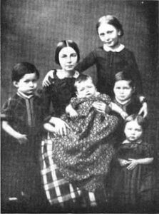 Clara Schumann with the children