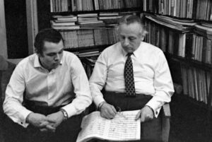 Arvīds and Mariss Jansons