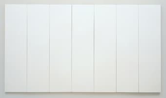 White Painting by Robert Rauschenberg that inspired John Cage's 4'33" 