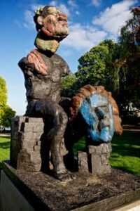 Markus Lüpertz: Beethoven Denkmal (2014) (Beethoven Platz, Vienna) (photo by Herzi Pinki)