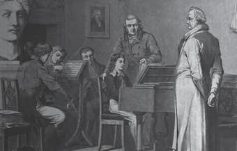 Mendelssohn's visit to Goethe
