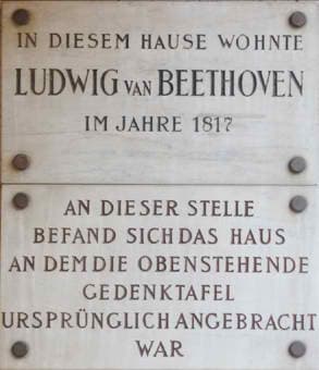 Landstraßer Hauptstraße 26, where Beethoven lived during 1817-1818