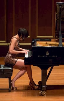 Most of the dialogue surrounding Yuja Wang revolves around her choice of clothing