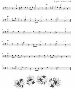 Christmas English Carol Score