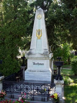 Beethoven's grave at the Central Cemetery, Vienna