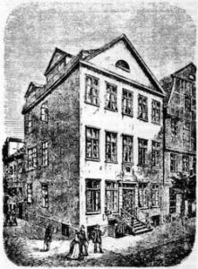 Birthbouse of Felix Mendelssohn and Ferdinand David in Hamburg