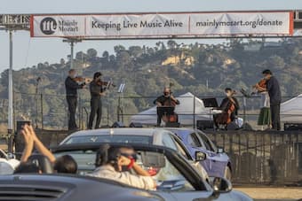 The Mainly Mozart Festival drive-in concerts