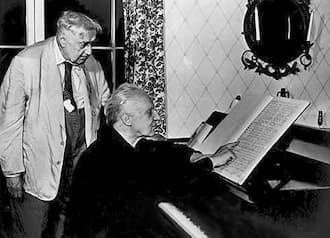 Ralph Vaughan Williams with Stokowski