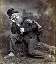Actor Henrik Klausen as Peer in the premiere production of Henrik Ibsen's Peer Gynt in 1876