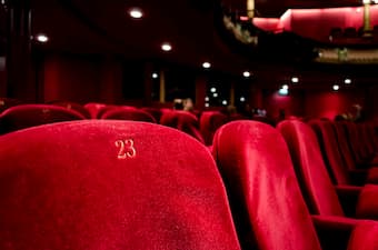 concert hall velvet seats