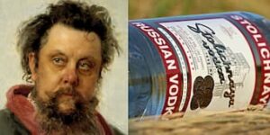 Mussorgsky’s death was due to his excess of alcohol
