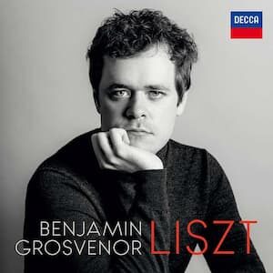 Benjamin Grosvenor Liszt album cover