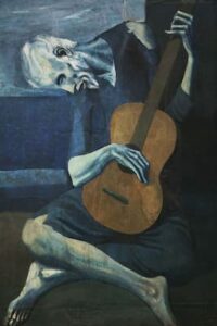 Picasso: The Old Guitarist (1903) (Art Institute of Chicago)