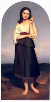 Scheffer: Mignon longing for her homeland (1836) (Dordrechts Museum)