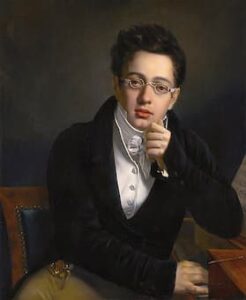 The young Schubert by Josef Abel