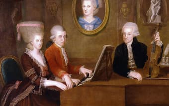 Wolfgang, Nannerl and Leopold Mozart