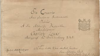 Brandenburg Concerto title page