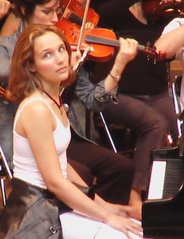 Hélène Grimaud at Roque d'Antheron 2004