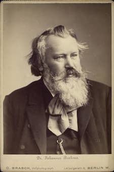 Johannes Brahms, composer of the Piano Concerto No. 2 in B-flat major