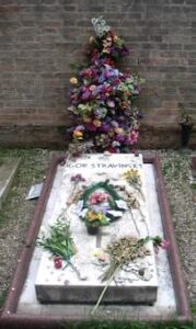Stravinsky's grave in Venice