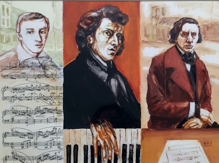 Chopin postcard, can you guess the piece?