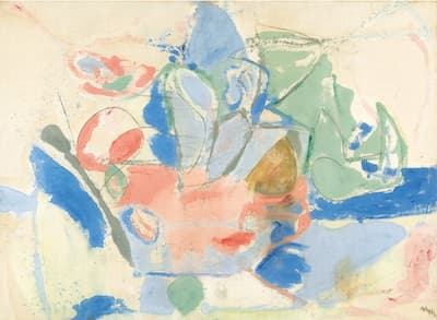 Frankenthaler: Mountains and Sea (1952) (Washington: on loan to the National Gallery of Art)