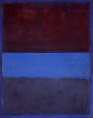 Rothko: No. 61. Rust and Blue (1953) (Los Angeles: Museum of Contemporary Art)
