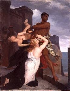 Blanchard: The Death of Astyanax (1868) (Ecole Nationale Supérieure des Beaux-Arts, Paris)