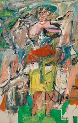 De Kooning: Woman and Bicycle (1952) (New York: Whitney Museum)