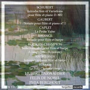 André Caplet: La Petite Valse with Hubert Barwahser on flute and Felix de Nobel on piano