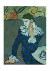 Picasso: Seated Harlequin