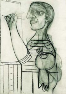 Picasso: Self-Portrait, Age 56 (1938)