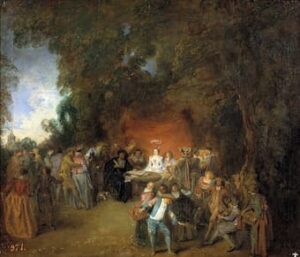 Antoine Watteau: Marriage Contract and Country Dancing