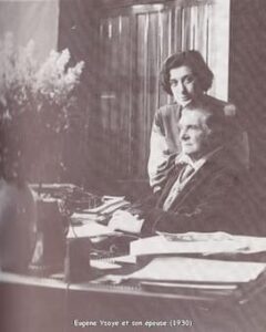 Jeannette and Eugène Ysaÿe, 1930