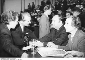 Neruda and Erich Ernst Paul Honecker, 1951