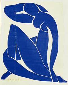 Matisse: Blue Nude II (1952) (Pompidou Centre, Paris)