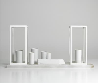 Detail from an Edmund de Waal installation (Gagosian Gallery) 