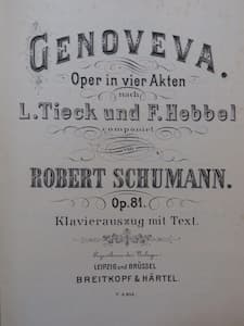 Schumann's Genoveva