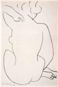 Matisse: Seated Nude Back View (1958)