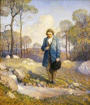 N.C. Wyeth: Beethoven and Nature (1917) (Steinway Art Collection)