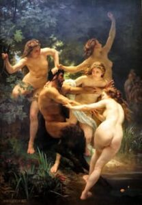 Bouguereau: Nymphs and Satyr (Pan) (1873)