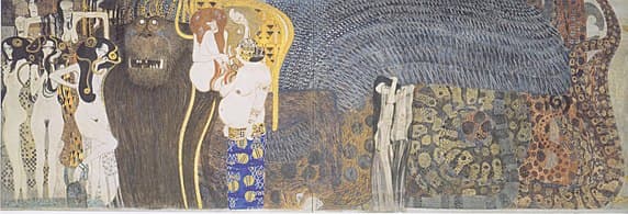 Gustav Klimt's Beethoven Frieze