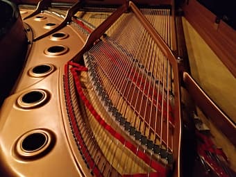 Inside the piano