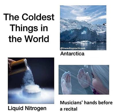 coldest things in the world joke