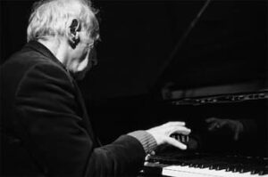Frederic Rzewski at the piano