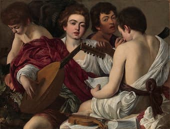 Caravaggio: The Musicians or Concert of Youths