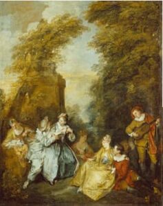 Lancret: Conversation galante (1719) (The Wallace Collection)
